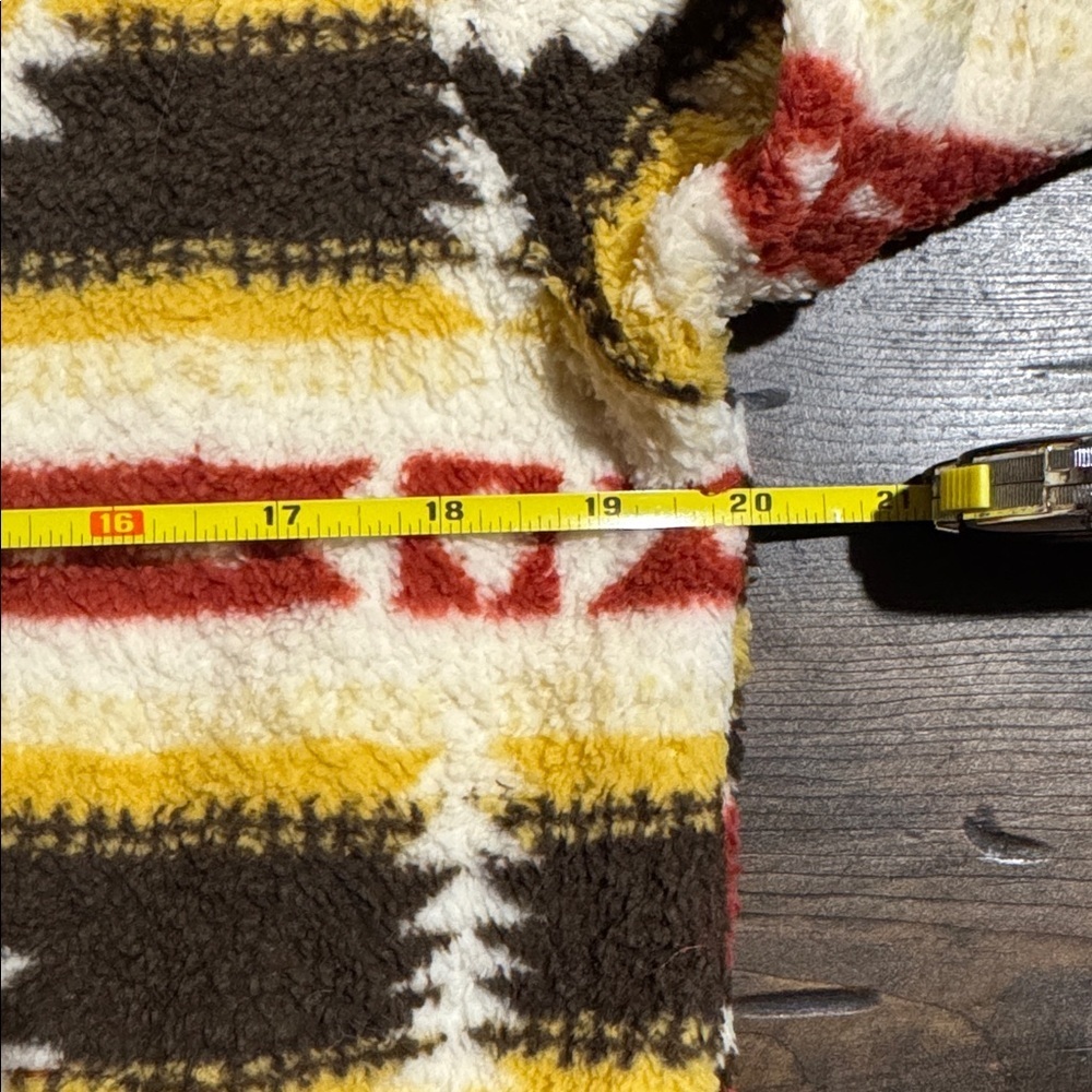 Zeagoo Tribal Pattern Jacket - Red, Yellow, Brown - Picture 3 of 16